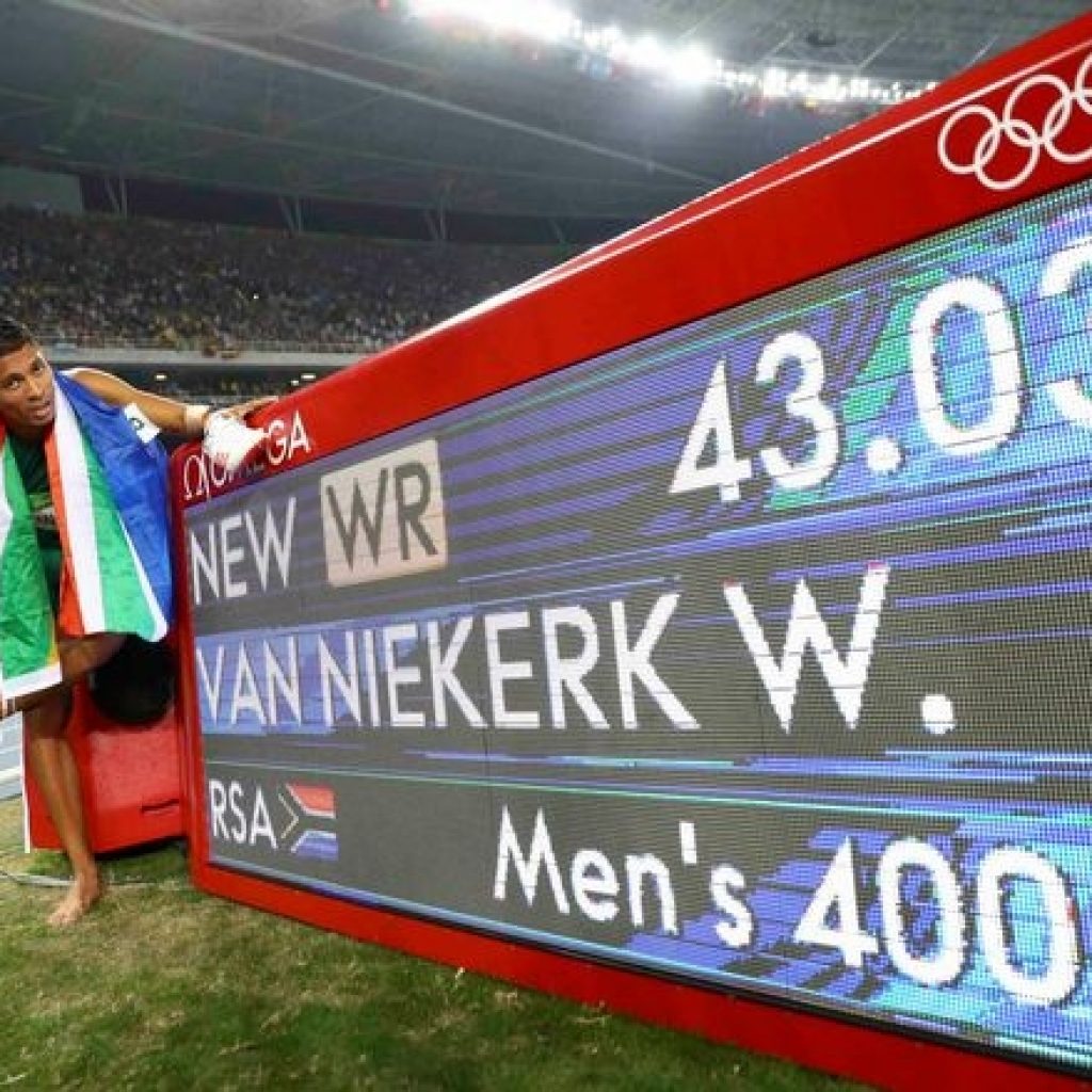 South Africa's Van Niekerk smashes Johnson's 400m world record to claim gold at Rio