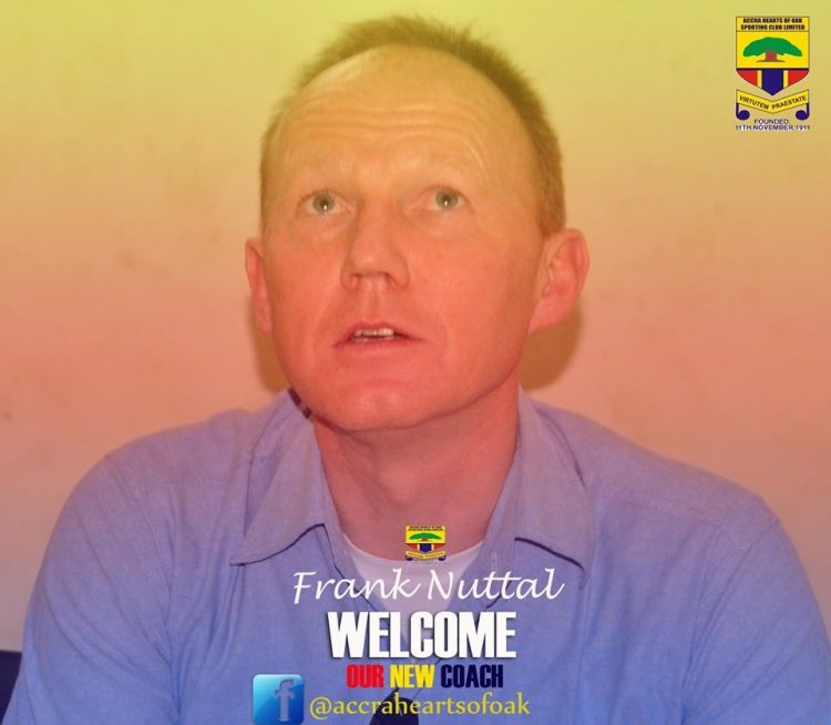 Hearts of Oak sign Frank Nuttal on two-year deal