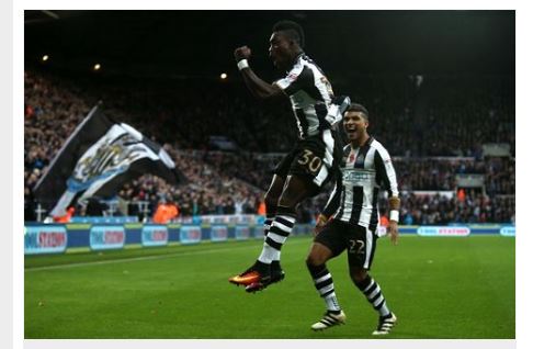 Christian Atsu scores as Newcastle qualify for Premier League