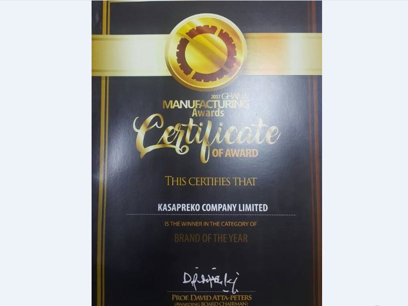 Alomo Bitters named Brand of the Year at Ghana Manufacturing Awards