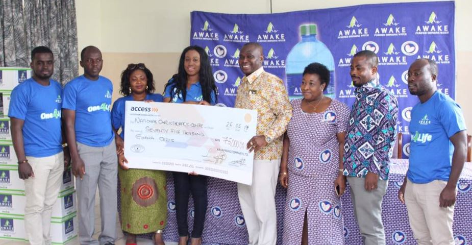 Awake Water’s donation to Cardio Centre reaches GHc350,000