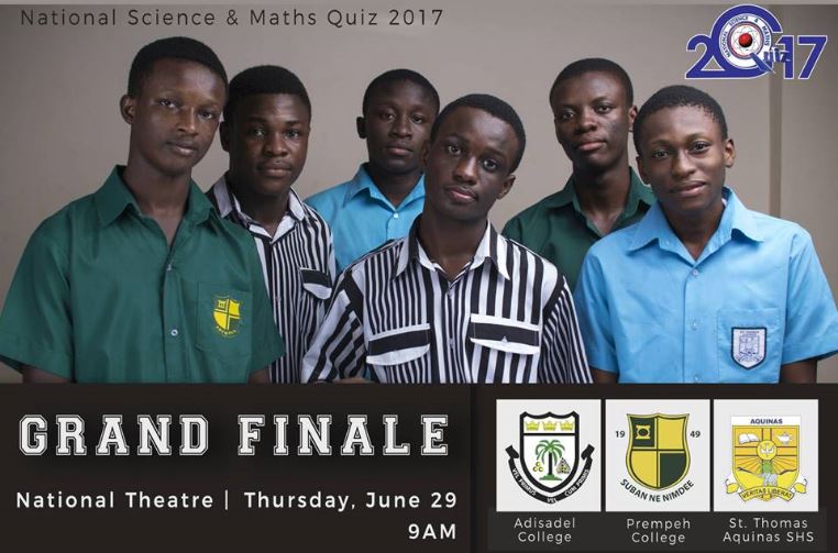 #NSMQ2017: Adisadel, Prempeh, ST. Thomas Aquinas set for grand finale today