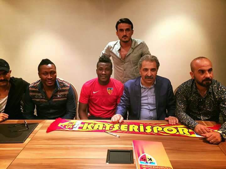 DONE DEAL: Asamoah Gyan Joins Turkish side Kayserispor on two-year deal