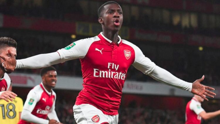 Bellerin offers advice to Eddie Nketiah