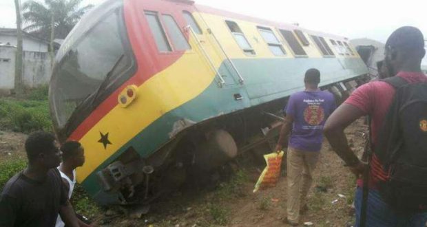 Train derails at Tesano