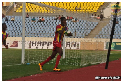 Hearts new boy Richard Zuma Sure of Kotoko scalp in G8 semis