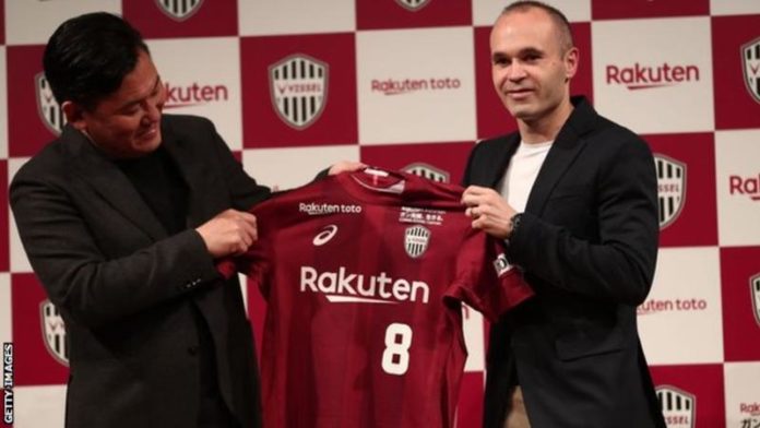 Barcelona Andres Iniesta Barcelona legend joins Japanese side Vissel Kobe