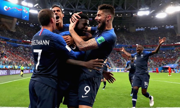 France 1-0 Belgium -Samuel Umtiti's header puts Les Blues in World Cup final with win over Red Devils