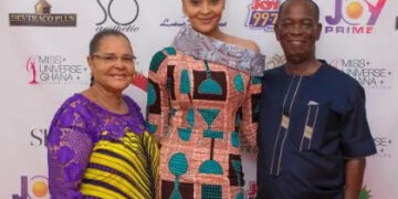 Sulley-Muntari's-wife-and-parents