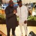 PHOTOS: Ghana captain Asamoah Gyan meets Chief Dele and Nollywood ace RMD