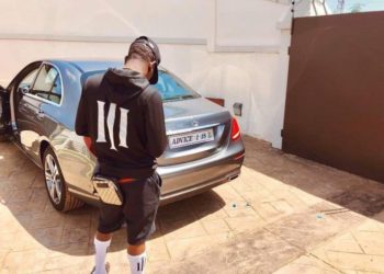 Shatta Wale Replies Sarkodie With A New Benz E-Class 2018 With Number Plate ‘Advice’ (See Photo)