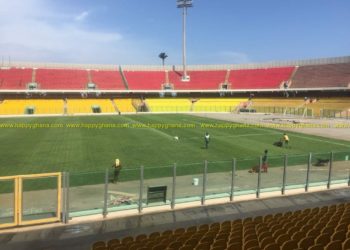 EXCLUSIVE PHOTOS: Accra Sports Stadium gets ready for 2018 Women’s AFCON