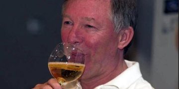 Sir Alex Ferguson quits his beloved red wine
