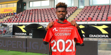 Ghana’s Godway Donyoh extends FC Nordsjælland contract until 2021