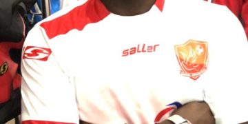 Check out the jersey No. handed to ex-Hearts of Oak ace Patrick Razak at Horoya AC