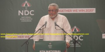 Rawlings gives another boom speech at NDC delegates conference