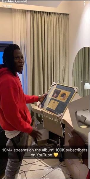 Stonebwoy receives honour from Youtube over his…