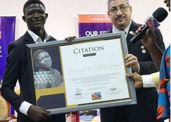 “Strika” finally receives award 3 years after featuring in the movie “Beast of No Nation”