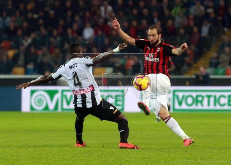 Udinese coach FURIOUS over Nicholas Opoku’s school-boy blunder in AC Milan defeat