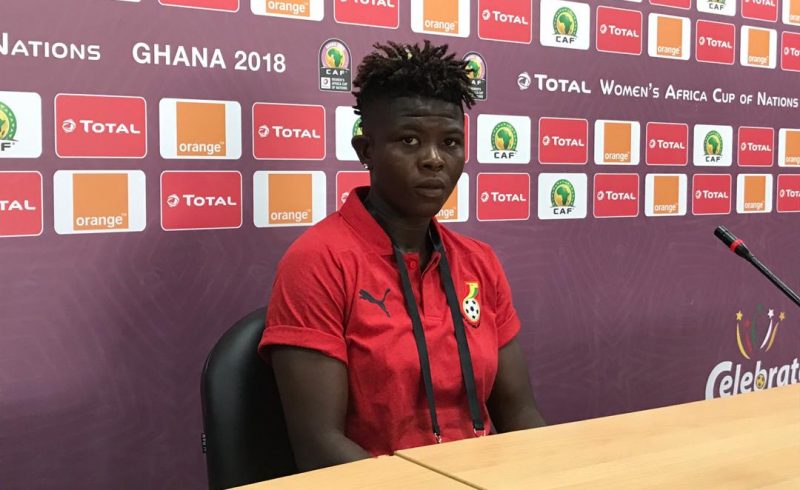 AWCON 2018: Black Queens winger Priscilla Okyere confident ahead of Mali clash