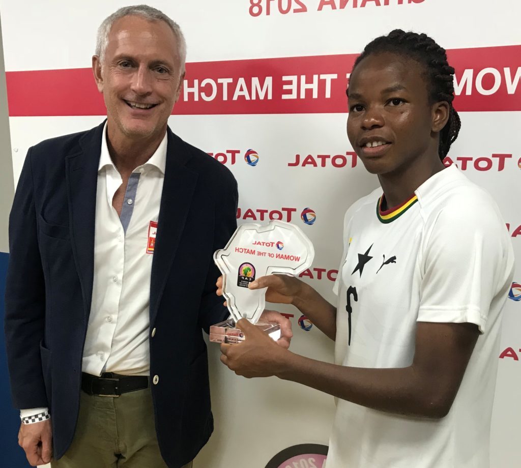 AWCON 2018: Sherrifatu Suleiman named player of the match in Ghana’s win over Algeria