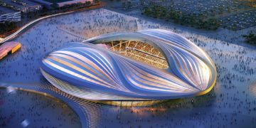Qatar’s World Cup venue dubbed the ‘vagina stadium’ begins to take shape, four years ahead of the 2022 tournament