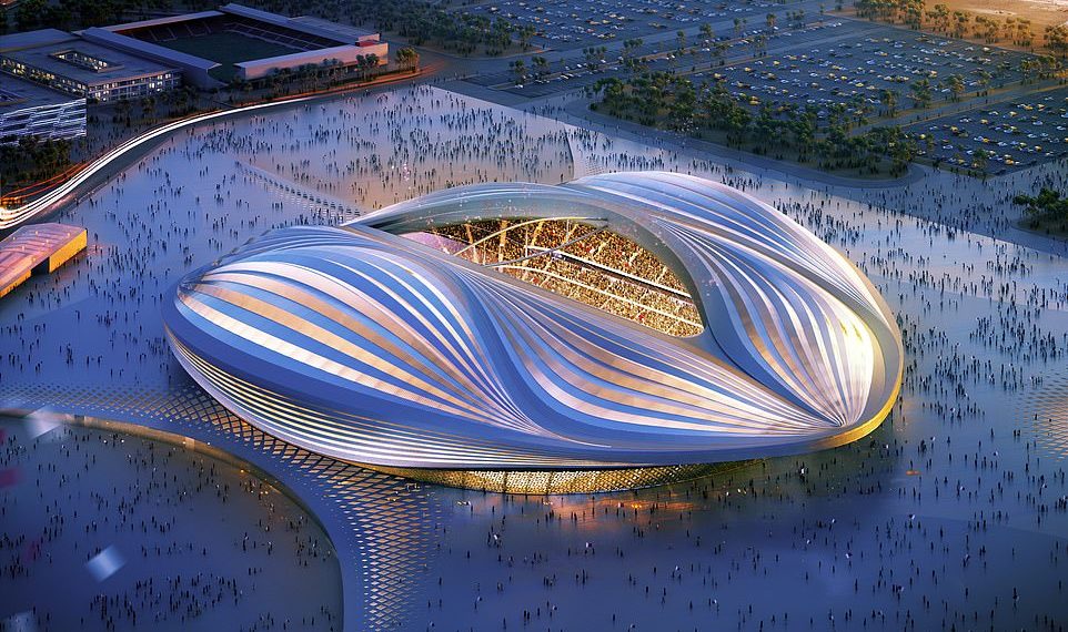 Qatar’s World Cup venue dubbed the ‘vagina stadium’ begins to take shape, four years ahead of the 2022 tournament