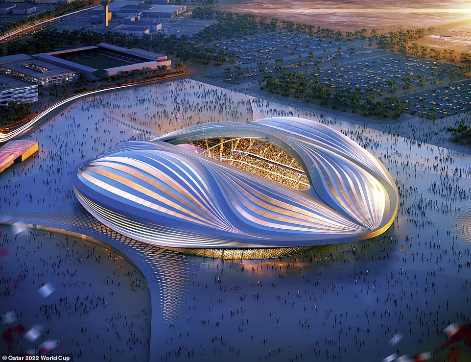 Qatar’s World Cup venue dubbed the ‘vagina stadium’ begins to take shape, four years ahead of the 2022 tournament