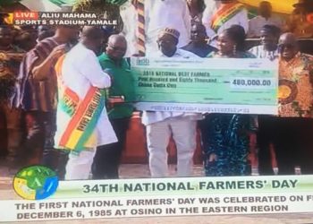 60-yr-old graduate from Nkoranza South District crowned National Best Farmer 2018