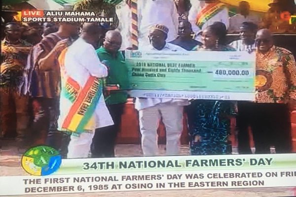 60-yr-old graduate from Nkoranza South District crowned National Best Farmer 2018