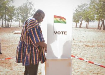 Referendum: Bawumia votes in referendum