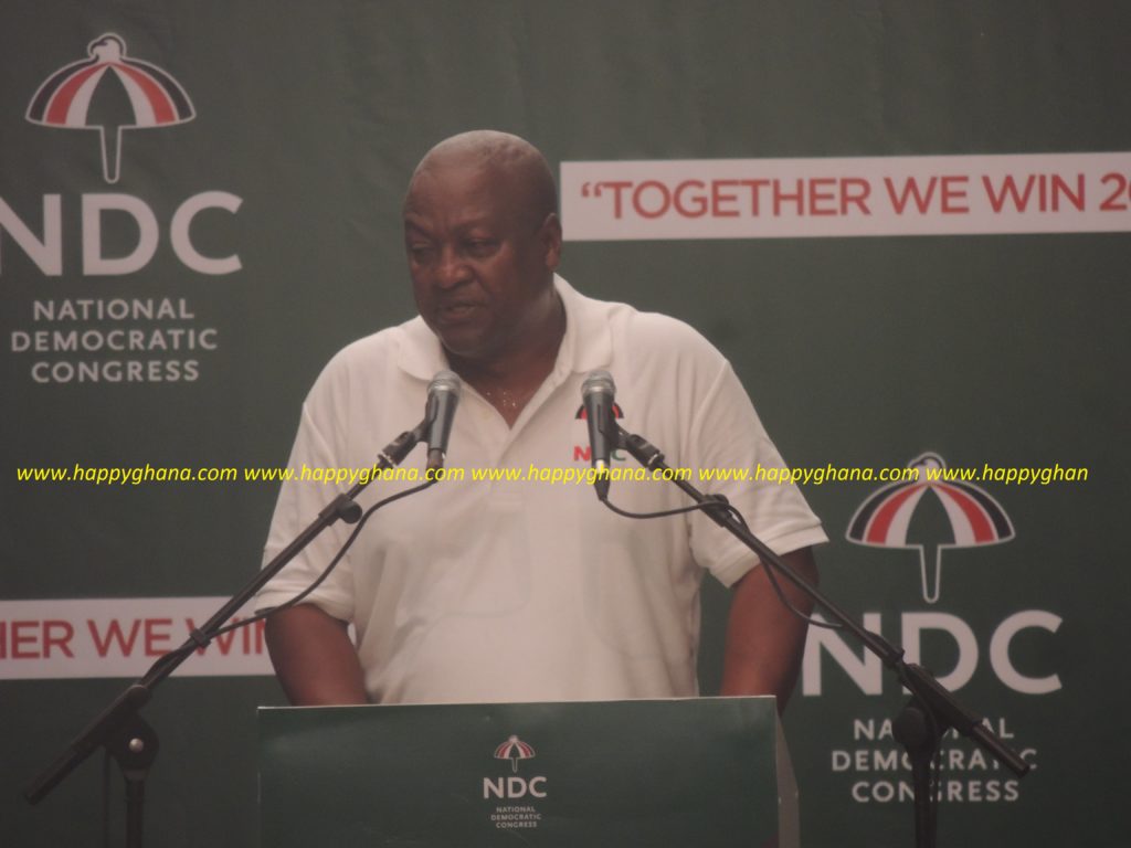 Mahama submits nomination forms; speaks on Monday