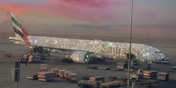 PHOTOS: Emirates Airline introduce diamond coated aeroplane