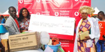 Vodafone congratulates best female farmer