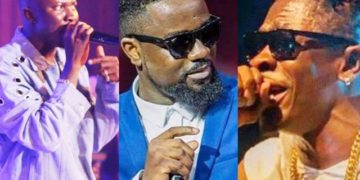 Video: Shatta Wale, Stonebwoy & Sarkodie reunite At AMG ‘Connect’ Concert
