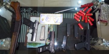 Police impound cache of weapons days to new regions referendum