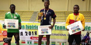 Ghana tennis star Felix Lartey clinches Bronze medal at the 2018 Abidjan International Open
