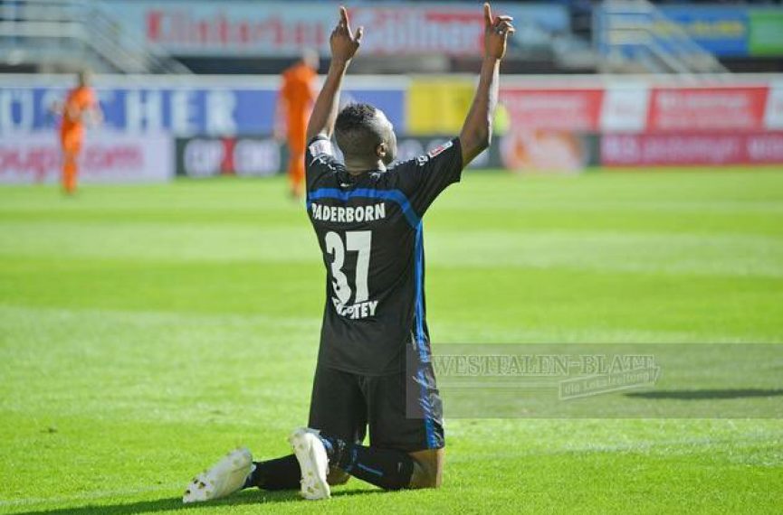 Performance of Ghanaian players abroad PART II: Tekpetey’s treble sinks Darmstadt, Schlupp, Opoku, Tetteh score, find out which other players registered their names on the scoresheet