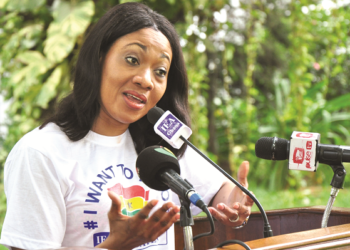Jean Mensa, reaffirms commitment to peaceful elections ahead of December 7 polls