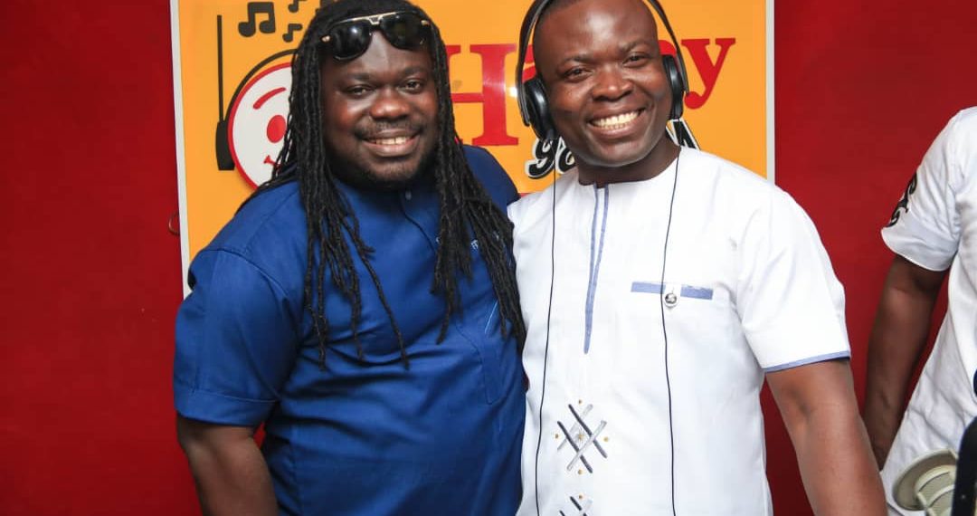 PHOTOS: MUSIGA President Obour commends Happy FM’s host Nyansa Boakwa for a fantastic work done
