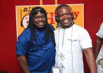 PHOTOS: MUSIGA President Obour commends Happy FM’s host Nyansa Boakwa for a fantastic work done