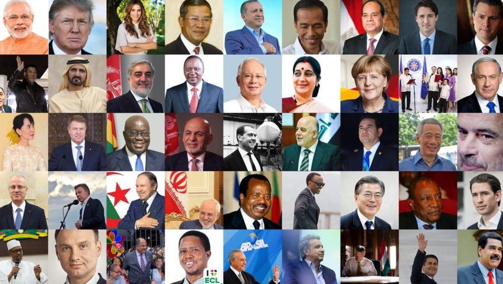 New Year messages from world leaders