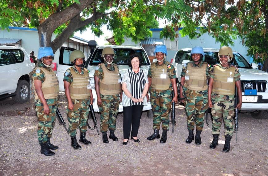 GHANBATT Female soldiers boost image of Ghana in DRC