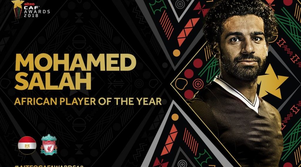 BREAKING NEWS: Egypt star Mohammed Salah retains African Player of the Year award
