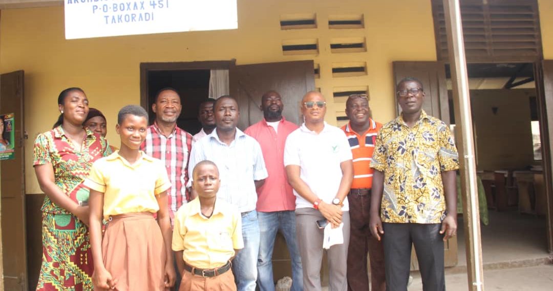The Richard Addison Foundation (TRAF) renovate modern toilet for Essikafoambatem community