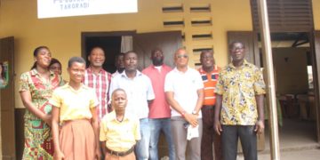 The Richard Addison Foundation (TRAF) renovate modern toilet for Essikafoambatem community