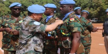 GHANCOY1 Personnel awarded UN Peace Medals