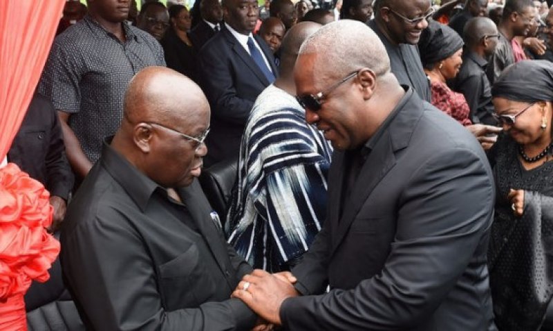 Nana Addo, Bawumia, Mahama join hands to mourn Kintampo accident victims