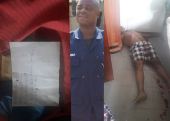 TRAGEDY: Police officer shoots himself dead at Osagyefo Barge; leaves a note
