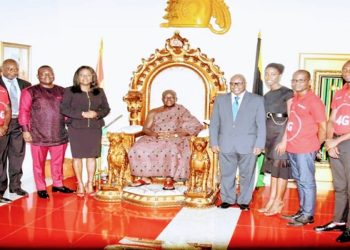 Asantehene commends Vodafone on Ghanaian CEO
